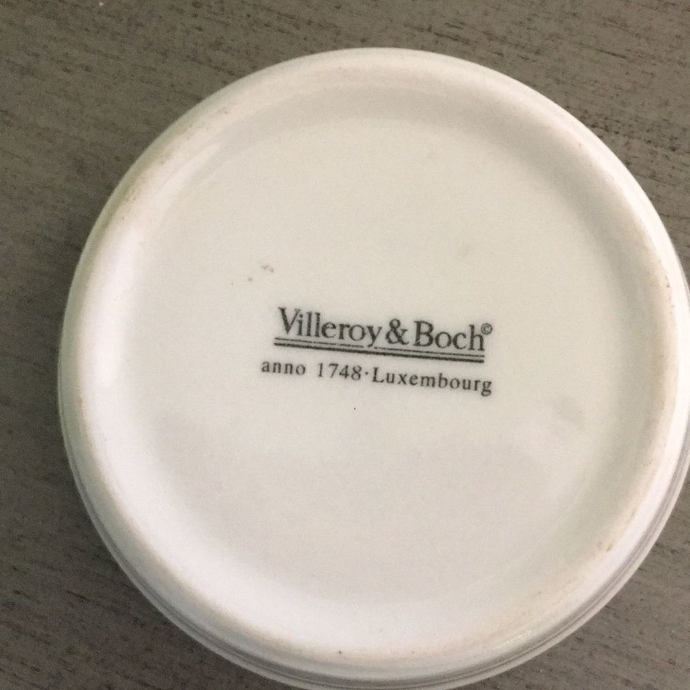 Villeroy & Boch tiny small China flower pot tray - Picture 4 of 6